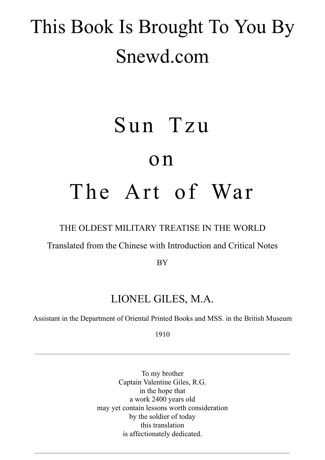 The Art of War